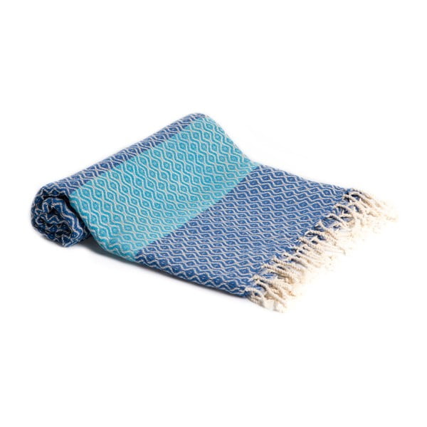 Ręcznik hammam z ręcznie tkanej bawełny ZFK Vera, 180x95 cm