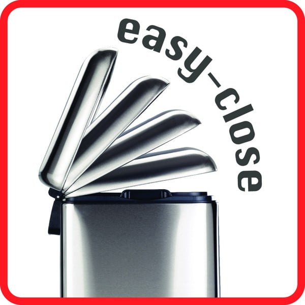 Stalowy kosz na śmieci z pedałem 5 l Leno – Wenko-image-2