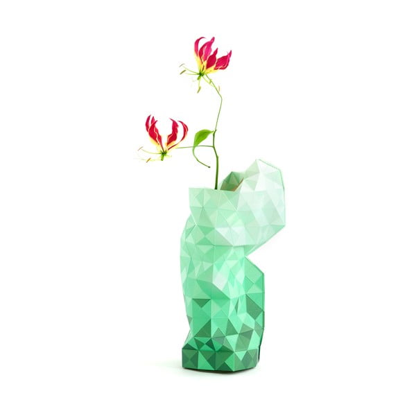 Papierowy wazon Green Gradient