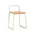 Beżowe metalowe krzesło dziecięce Tinn – Kave Home