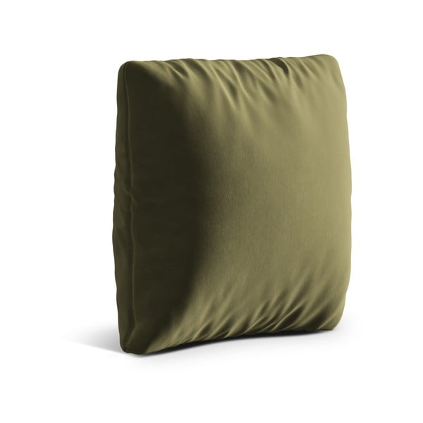 Zielona aksamitna poduszka na sofę Kemi – Cosmopolitan Design-image-1