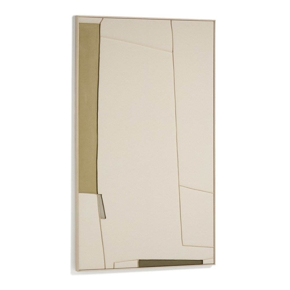 Ręcznie malowany/3D obraz z ramą w zestawie/na płótnie 120x200 cm Deravia – Kave Home