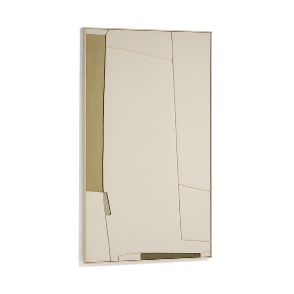 Ręcznie malowany/3D obraz z ramą w zestawie/na płótnie 120x200 cm Deravia – Kave Home