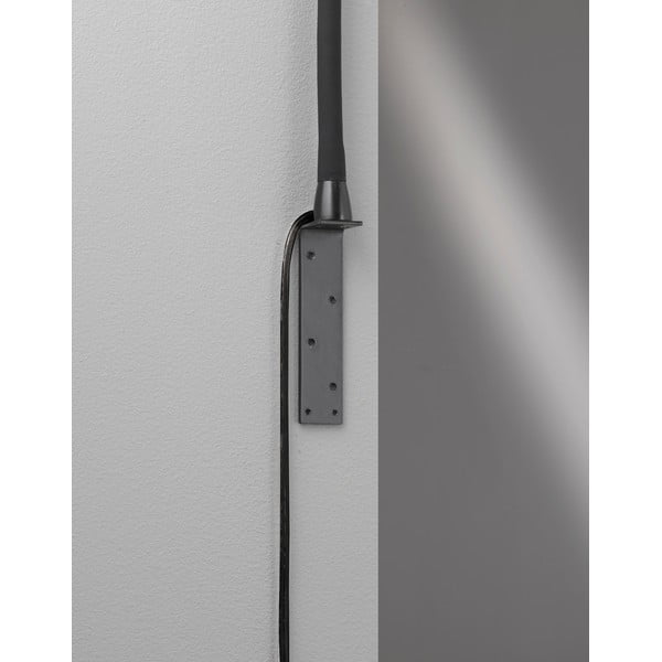 Czarna metalowa lampa punktowa LED ze ściemniaczem Raik – Fischer & Honsel-image-3