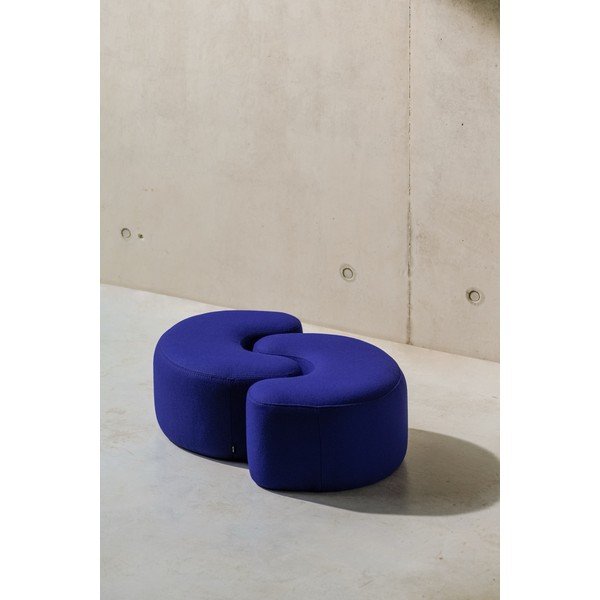 Niebieski wełniany puf Ü – noo.ma-image-2