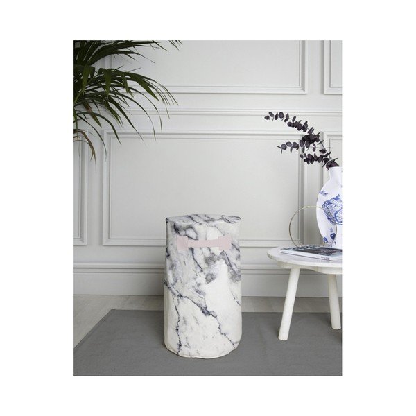 Puf z dekorem marmuru Really Nice Things-image-1