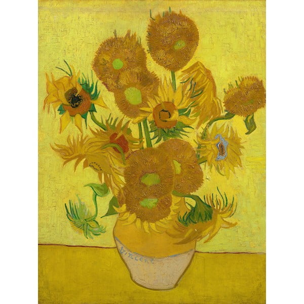 Obraz – reprodukcja 50x70 cm Sunflowers, Vincent van Gogh – Fedkolor