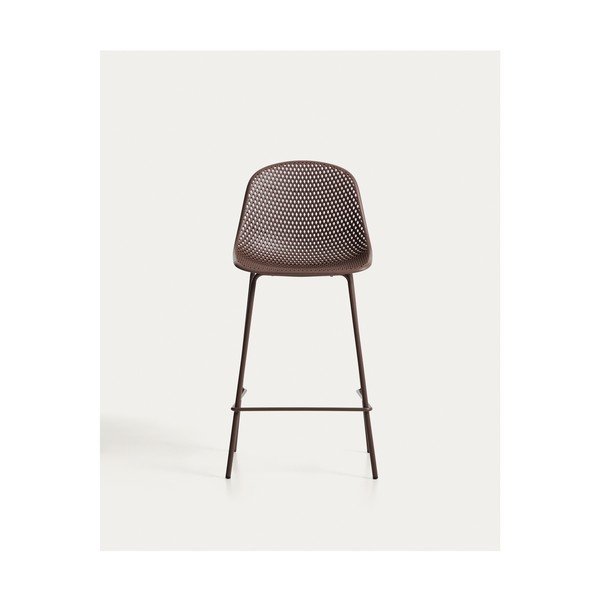 Brązowy metalowy/plastikowy hoker ogrodowy Quinby – Kave Home-image-4