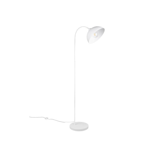 Biała lampa stojąca z metalowym kloszem (wysokość 170 cm) Sierra – Reality-image-3