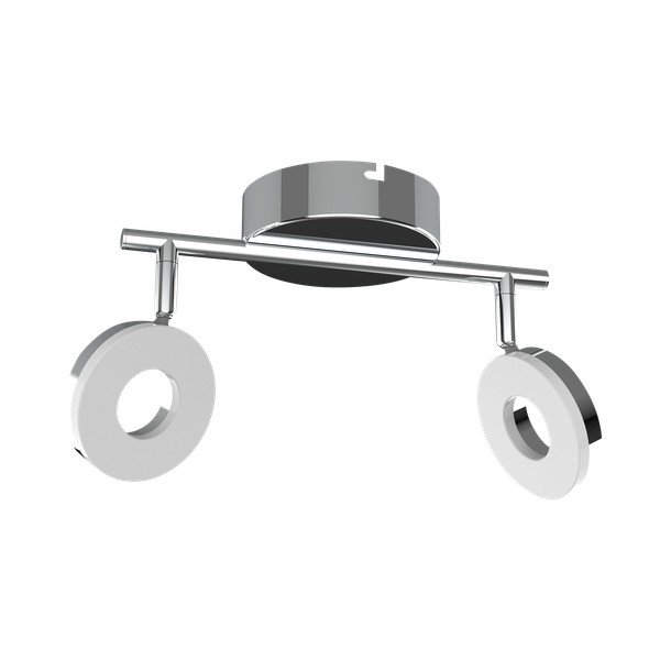 Lampa sufitowa LED w kolorze srebra z połyskiem 27x16 cm Thema – Candellux Lighting-image-3