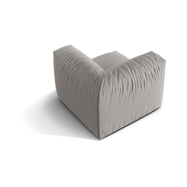 Jasnoszary moduł sofy (strona zmienna) Martina – Micadoni Home-image-2