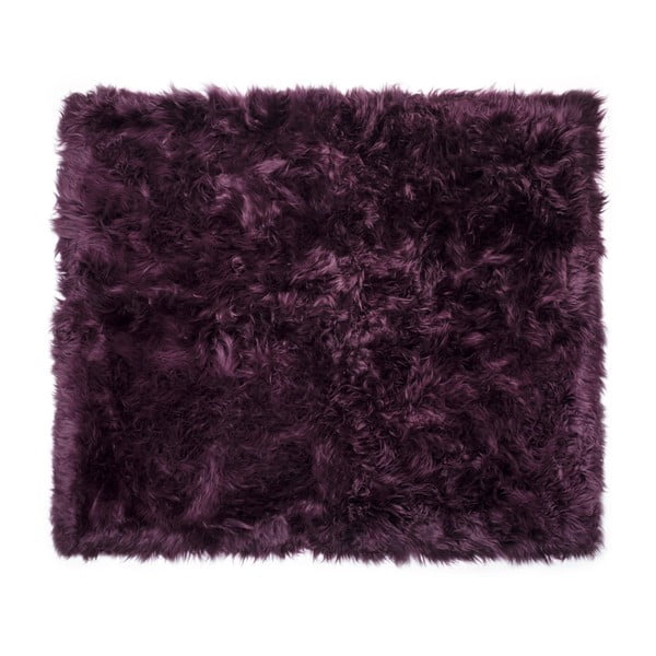 Fioletowy dywan z owczej skóry Royal Dream Zealand Sheep, 130x150 cm