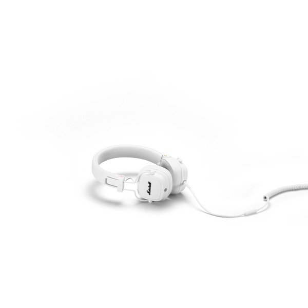 Białe słuchawki Marshall Major III-image-2