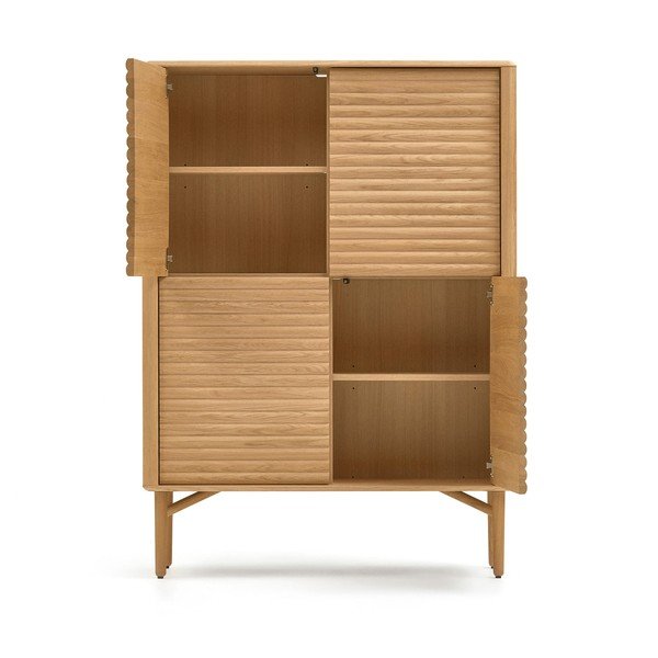 Szafka w dekorze dębu w naturalnym kolorze 104,5x144x40 cm Lenon – Kave Home-image-2