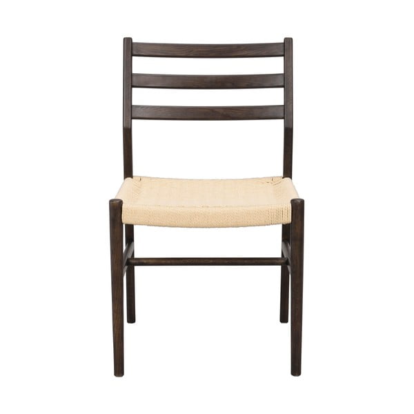 Ciemnobrązowe krzesła zestaw 2 szt. Harlan – Rowico-image-2