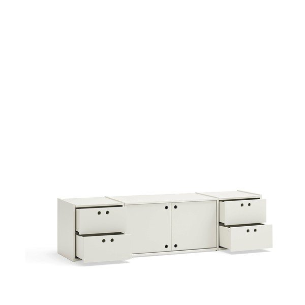 Kremowa szafka pod TV 157x42x40 cm Wally – Teulat-image-3