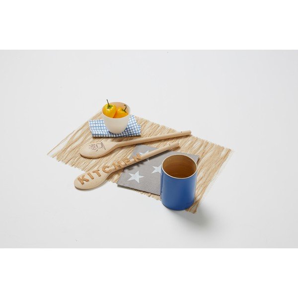 Pojemnik bambusowy na przybory kuchenne Compactor Bamboo Blue, 8 cm-image-1