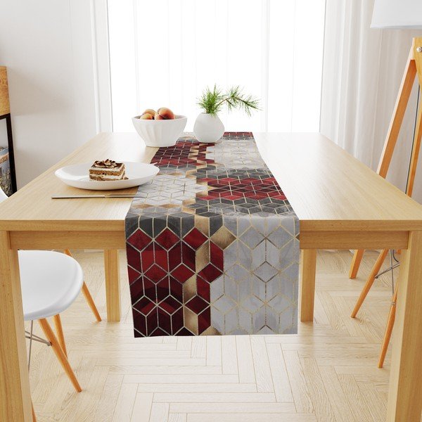 Bieżnik 140x45 cm Optic – Minimalist Cushion Covers-image-2