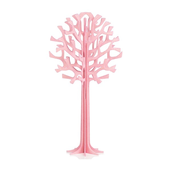Składana pocztówka Lovi Tree Light Pink, 13.5 cm