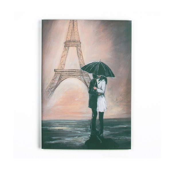Obraz Graham & Brown Kissing In Paris, 70x100 cm