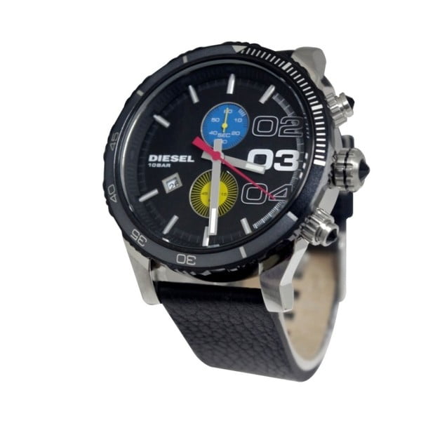 Srebrny zegarek męski Diesel DZ4331