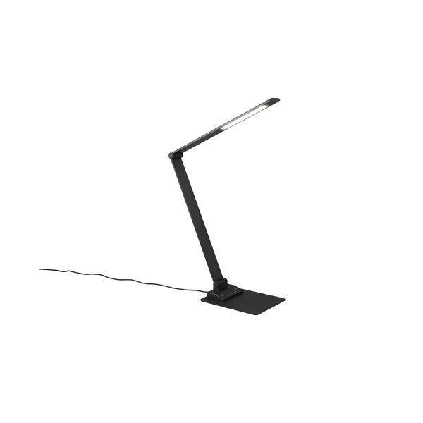Czarna lampa stołowa LED ze ściemniaczem (wys. 72 cm) Travis – Trio-image-2