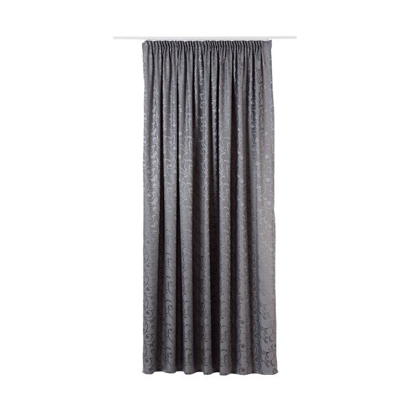 Szara zasłona żakardowa 210x245 cm Glory – Mendola Fabrics
