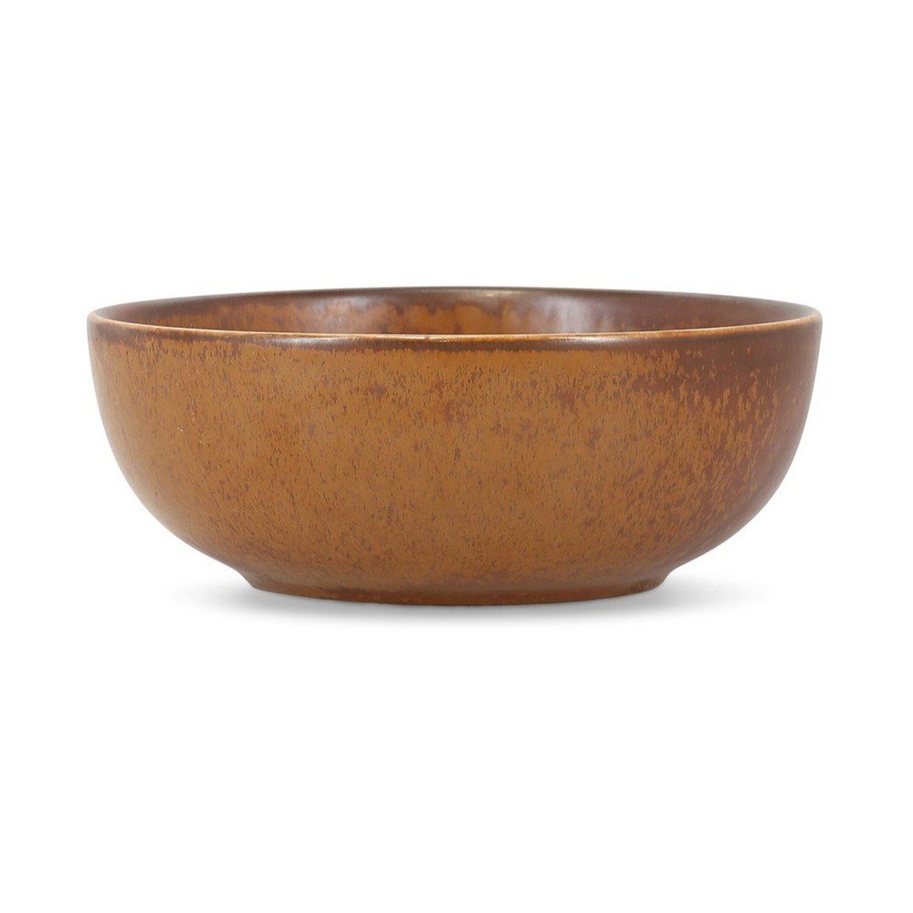 Brązowa porcelanowa miska na zupę 710 ml Ovio – BonBistro
