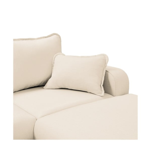 Kremowy narożnik (prawostronny) Beata – Ropez-image-1