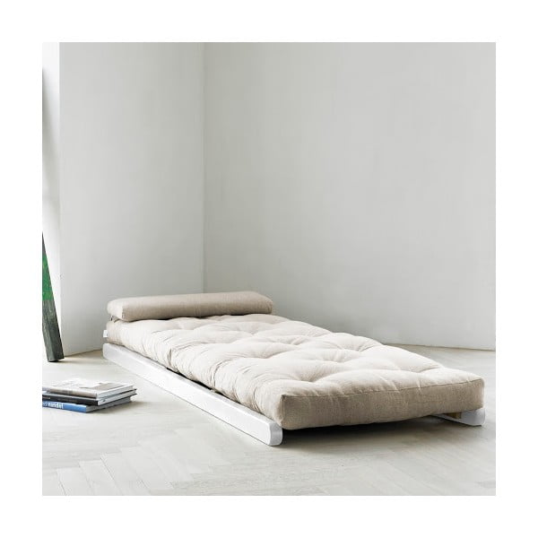 Szezlong Karup Figo White/Natural, 70 cm-image-2