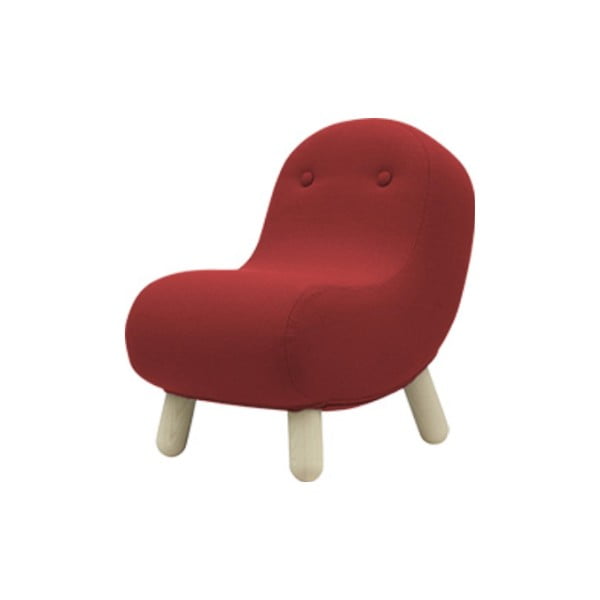 Czerwony fotel Softline Bob Eco Cotton Red