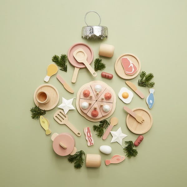 Klocki drewniane do zabawy/torcik Flexa Play Birthday Cake-image-2