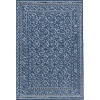 Niebieski dywan odpowiedni na zewnątrz 290x200 cm Terrazzo – Floorita