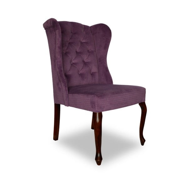 Fioletowe krzesło Massive Home Michelle