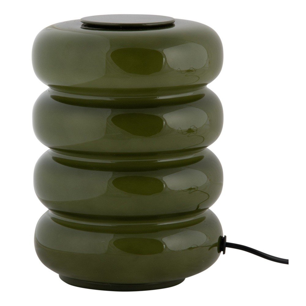 Szklana lampa stołowa LED w kolorze khaki (wysokość 16,5 cm) Aro – Leitmotiv