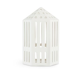 Biały ceramiczny lampion Kähler Design Galleria, wys. 18,5 cm