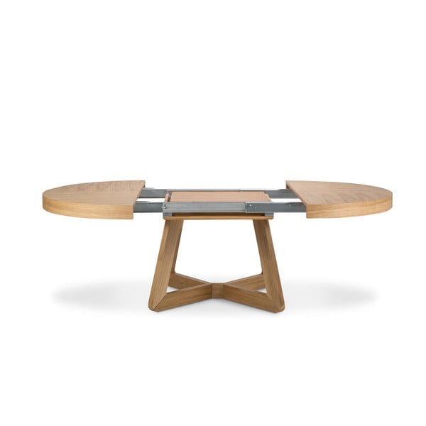 Stół rozkładany z nogami z drewna dębowego Windsor & Co Sofas Bodil, ø 130 cm-image-4