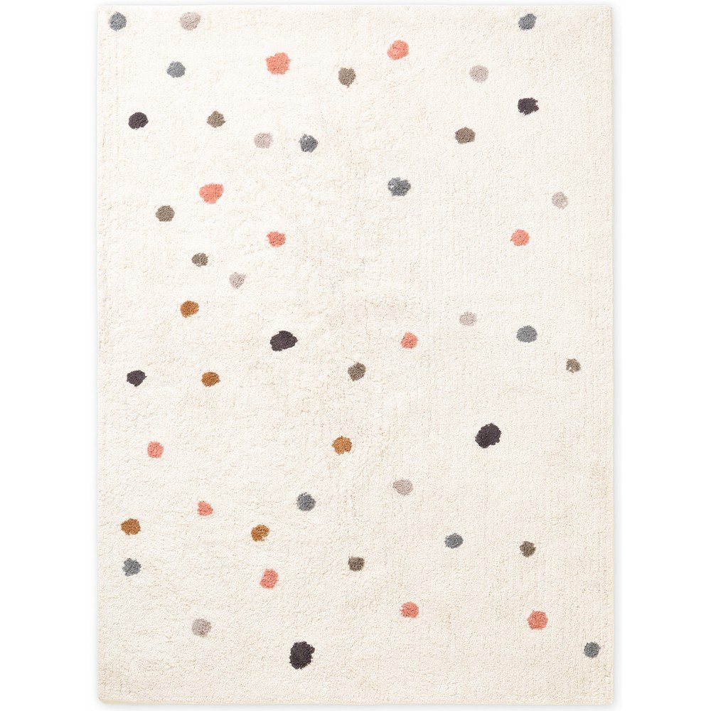 Kremowy bawełniany dywan dziecięcy odpowiedni do prania/tkany ręcznie 140x200 cm Snuggle Pippo – Hanse Home