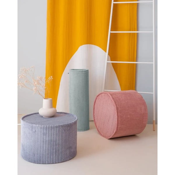 Miętowa sztruksowa poduszka na sofę dziecięcą Roll – Wigiwama-image-2