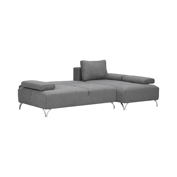 Jasnoszary rozkładany narożnik prawostronny Windsor & Co Sofas Virgo-image-3