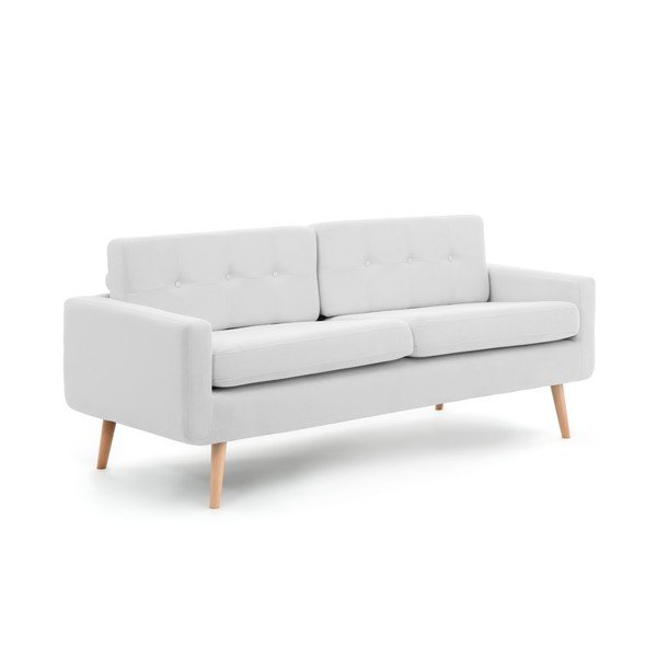 Jasnoszara sofa trzyosobowa VIVONITA Ina-image-2