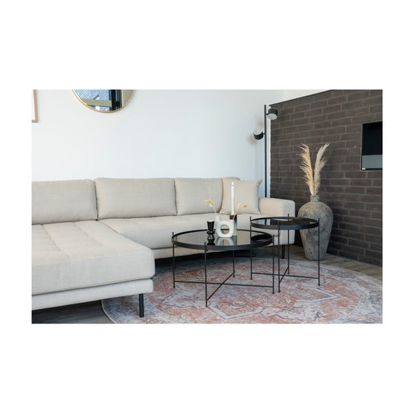 Niebiesko-pomarańczowy okrągły dywan ø 200 cm Havana – House Nordic-image-2