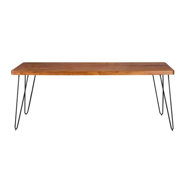 Stół z litego drewna sheesham Skyport BAGLI, 200x80 cm