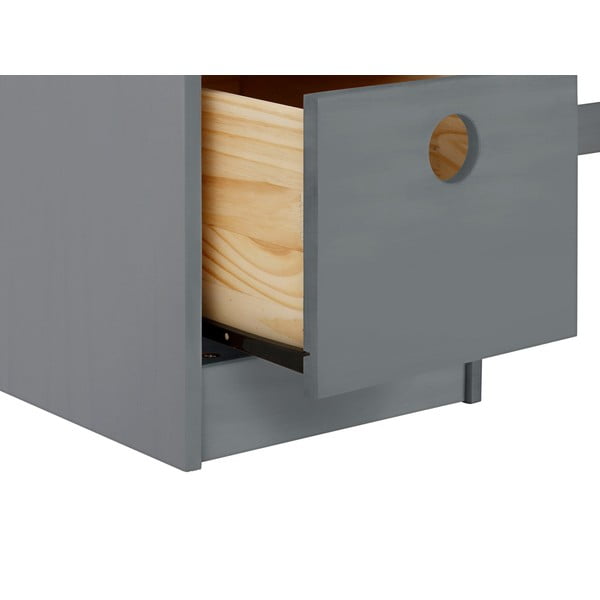 Biurko z litego drewna sosnowego 50x100 cm Alpi – Støraa-image-3