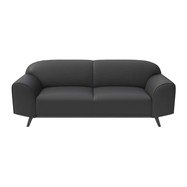 Ciemnoszara skórzana sofa 193 cm Nesbo – MESONICA