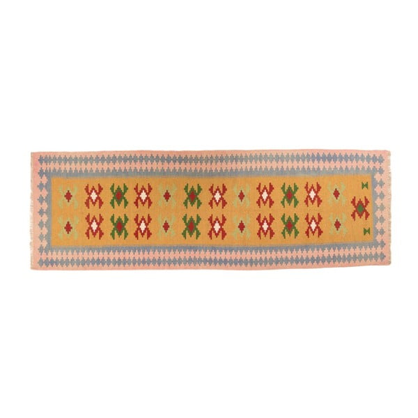 Dywan ręcznie tkany Navaei & Co Kilim Azero Astara 122, 289x86 cm