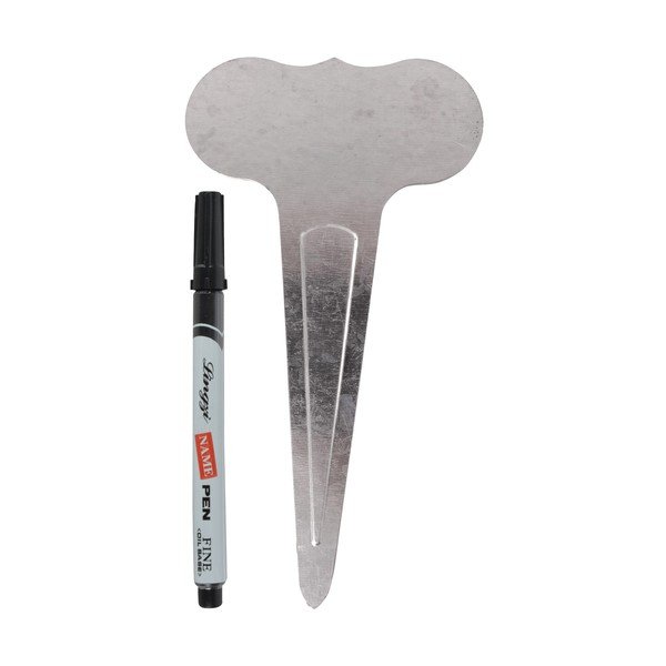 Komplet 6 etykiet ogrodowych i flamastra Esschert Design Smooth-image-2