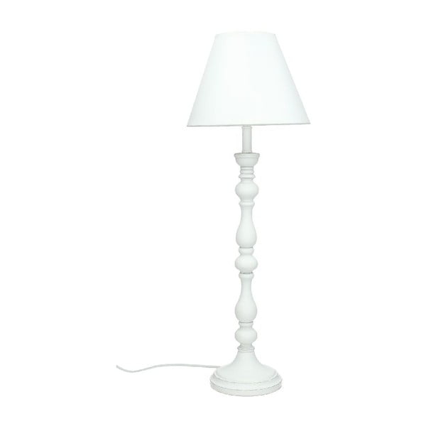 Lampa stołowa Wood White, 56,5 cm