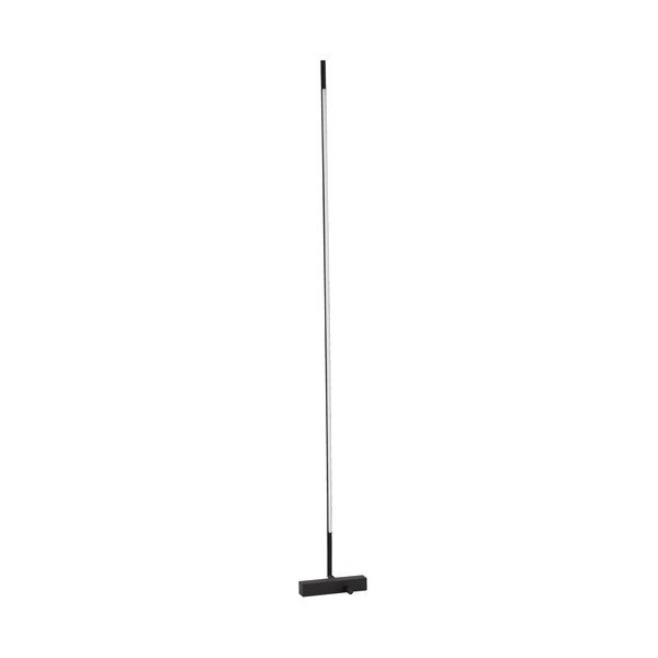 Czarna metalowa lampa stojąca LED z kloszem ze szkła akrylowego (wysokość 140 cm) Raccio – Nova Luce