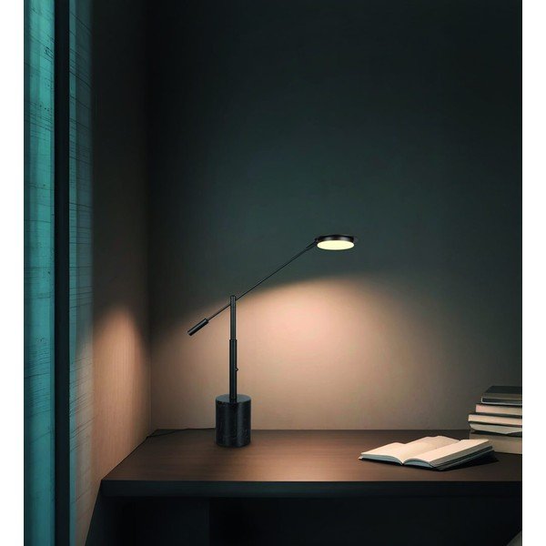 Czarna lampa stołowa LED (wysokość 65 cm) Fiore – Trio Select-image-1